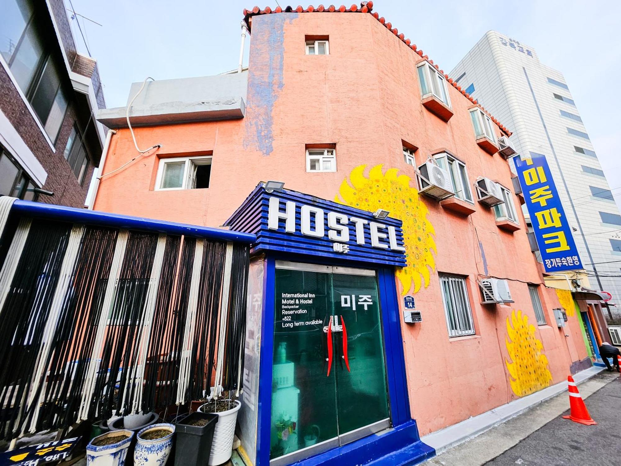 Miju Hostel Seoul Exteriör bild